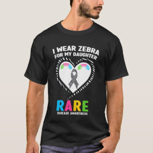 Camiseta Eu Uso Zebra para a Conscientização da Doença Rara