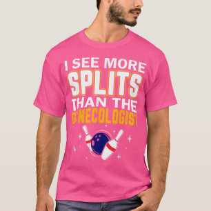 Camiseta Eu Vejo Mais Divisões Do Que A Boliche De Ginecolo