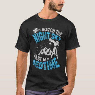 Camiseta Eu Vejo O Céu Noturno Passando Meu Astrônomo Da No