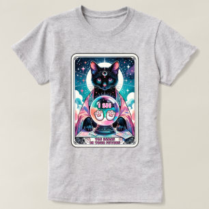Camiseta Eu Vejo O Tarô De Gato Do Feijão De Gato De Gato T