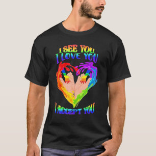 Camiseta Eu Vejo Que Te Amo Eu Aceito Você No Arco Arco Arc