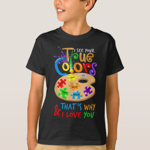 Camiseta Eu Vejo Sua Verdadeira Coloração Autismo Palestra