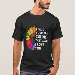 Camiseta Eu Vejo Suas Verdadeiras Cores Infinidade Autismo