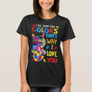 Camiseta Eu Vejo Suas Verdadeiras Cores Puzzle Mundo Consci