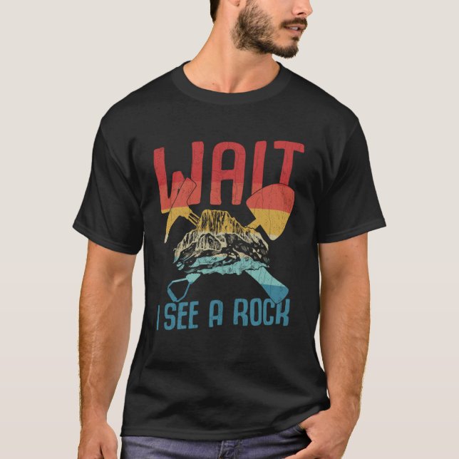 Camiseta Eu Vejo Um Coletor De Rochas Geóloga Geologista Gr (Frente)