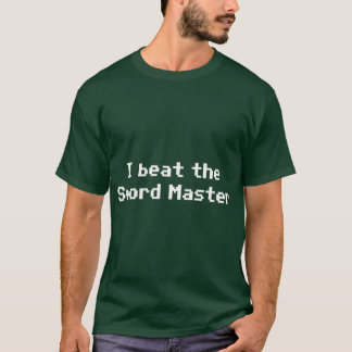 Camiseta Eu venci o Swordmaster engraçado