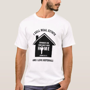 Camiseta Eu Vendo Real Estate Love Referencia o Personaliza