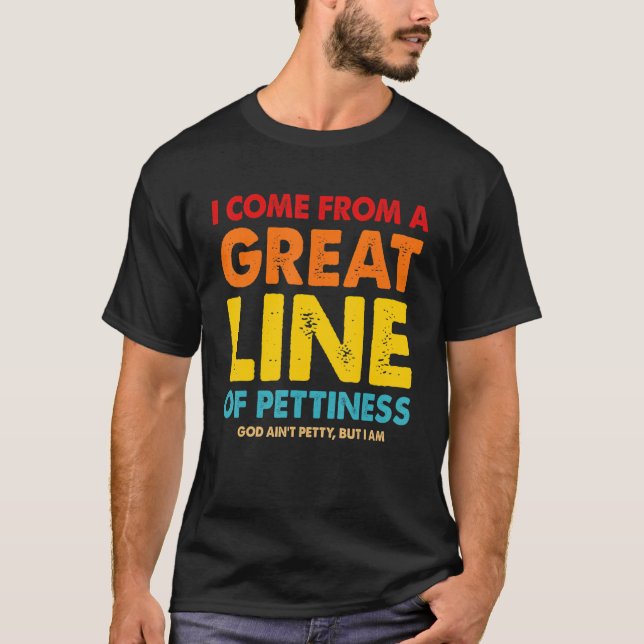 Camiseta Eu Venho De Uma Linha De Excelente (Frente)