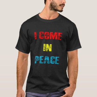 Camiseta Eu Venho Em Paz Eu Sou Paz Casais Engraçados Combi