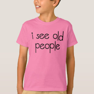 Camiseta Eu ver pessoas adultas