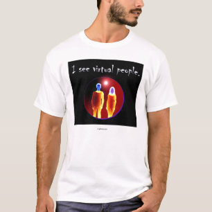 Camiseta Eu ver povos virtuais