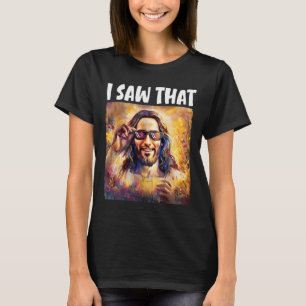 Camiseta Eu Vi Aquela Piada Engraçada do Jesus Meme Páscoa