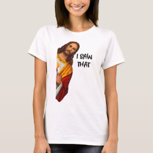 Camiseta Eu Vi Aquele Jesus Engraçado Meme Christian