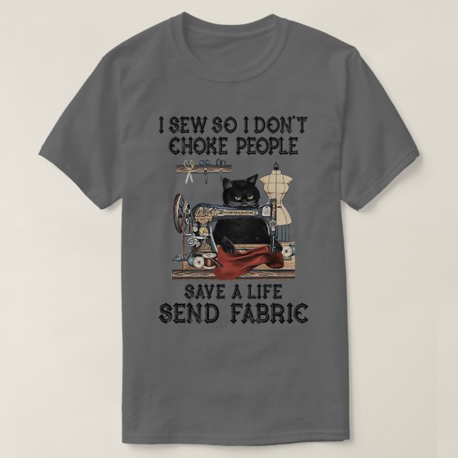 Camiseta Eu vi, então eu fiz o "Donx27t Choke Pessoas" para (Frente do Design)