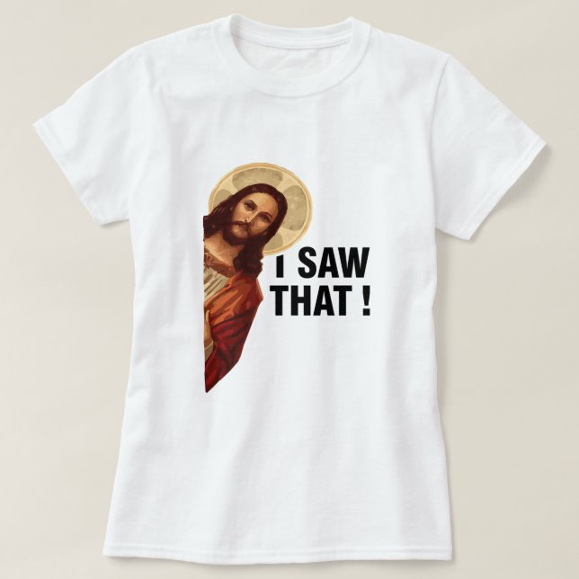 Camiseta Eu Vi Esse Cristo De Jesus (Frente do Design)