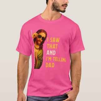 Camiseta Eu Vi O Que Imelling Pai Engraçado Religioso Prese