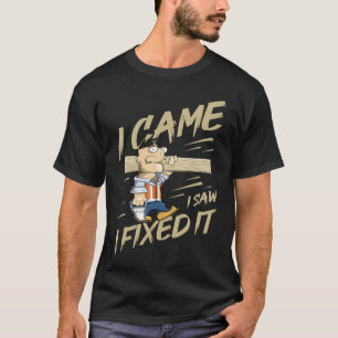 Camiseta Eu Vi Que Arranjei Um Humor De Piada De Madeira