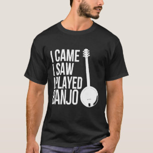 Camiseta Eu Vi Que Joguei Banjo Para A Música Do País