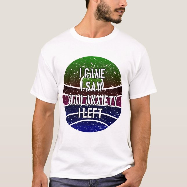 Camiseta Eu Vi Que Tinha Ansiedade Que Deixei (Frente)