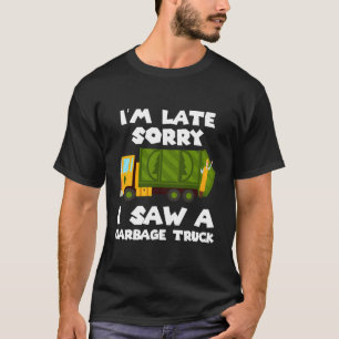 Camiseta Eu Vi Um Lixo De Reciclagem De Caminhão De Lixo