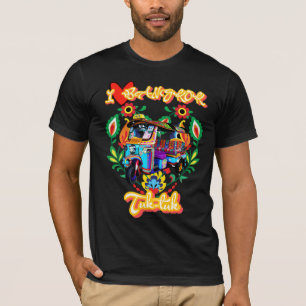 Camiseta Eu ❤️ Viagem TukTuk de Bangkok