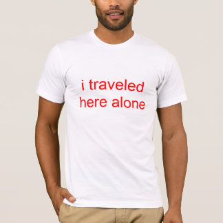 Camiseta eu viajei aqui apenas