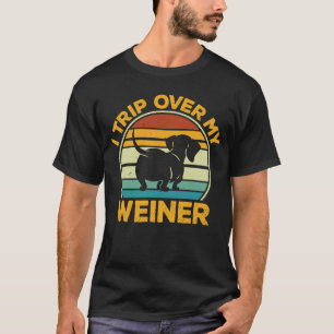 Camiseta Eu Viajei Sobre O Meu Cachorro 2 Do Wiener