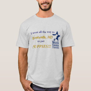 Camiseta Eu viajo aos filhotes de cachorro do animal de