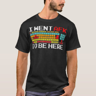 Camiseta Eu Vim À FRENTE Para Estar Aqui Videos games De J