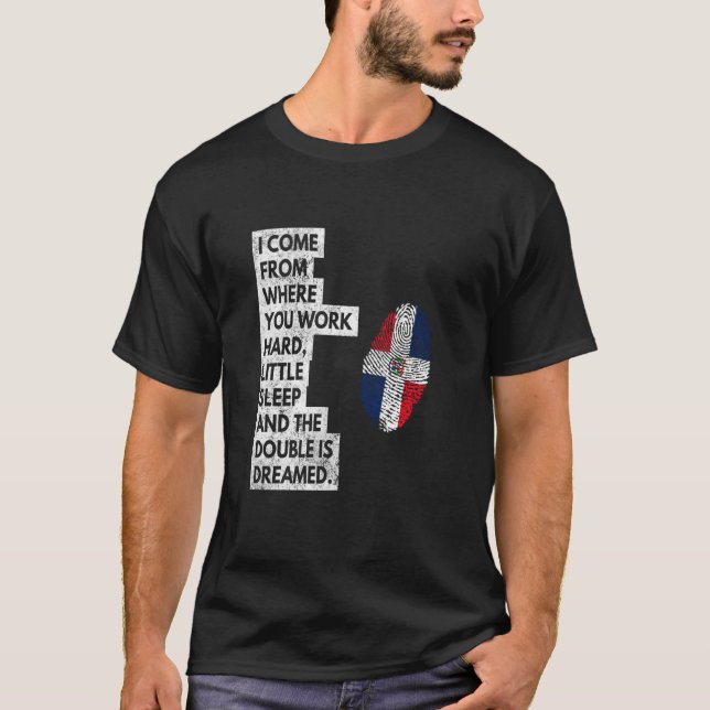 Camiseta Eu Vim De Seu Duro De Trabalho (Frente)