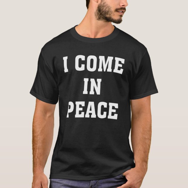 Camiseta EU VIM EM PAZ, SOU A PEACE Apparels Casal Matc (Frente)