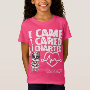 Camiseta Eu Vim, Eu Chamei, Eu Chartuei - Gato De Enfermeir