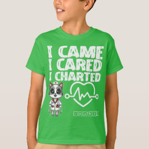 Camiseta Eu Vim, Eu Chamei, Eu Chartuei - Gato De Enfermeir