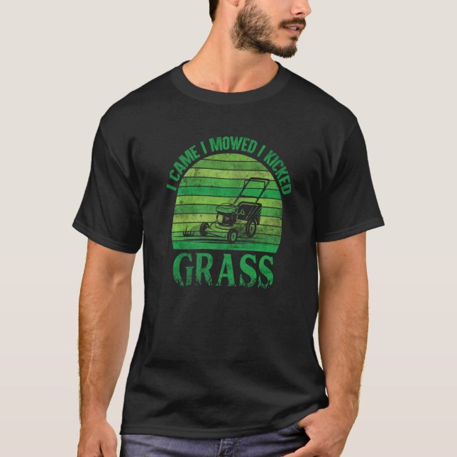 Camiseta Eu Vim Eu Cortei Eu Chutei Grama  1 (Frente)