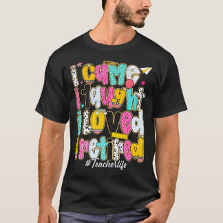 Camiseta Eu Vim Eu Ensinei Eu Amei Eu Me Aposentei Professo