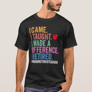 Camiseta Eu Vim Eu Ensinei Eu Fiz a Diferença Divertido Apo