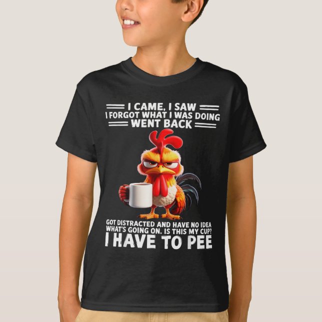 Camiseta Eu Vim Eu Vi Eu Esqueci O Que Estava Fazendo Volte (Frente)