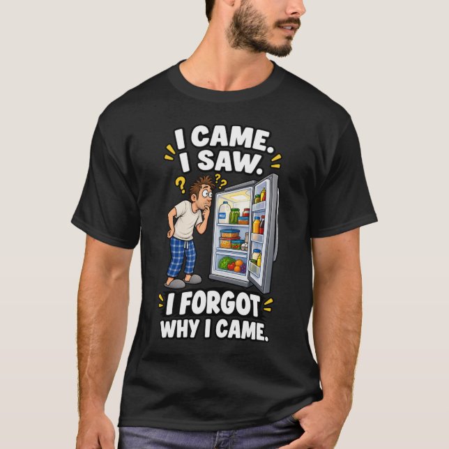 Camiseta Eu Vim Eu Vi Eu Esqueci Por Que Vim (Frente)