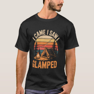 Camiseta Eu vim eu vi eu glampei Caravana Retro Glamper