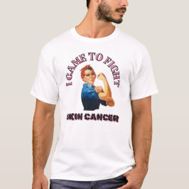 CAMISETA EU VIM PARA LUTAR CONTRA O CANCER DA PELE/ UNISEX