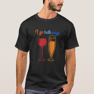 Camiseta Eu Virei As Duas Maneiras De Vinho Vermelho Festas