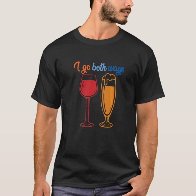 Camiseta Eu Virei As Duas Maneiras De Vinho Vermelho Festas (Frente)
