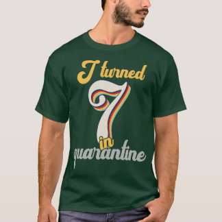 Camiseta Eu virei sete no aniversário de 7
