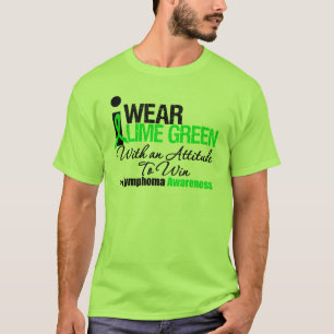 Camiseta Eu visto a atitude do verde limão para ganhar