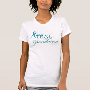 Camiseta Eu visto a cerceta para meu GRANDMOM