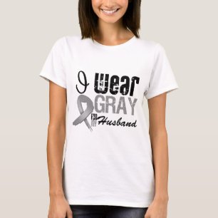 Camiseta Eu visto a fita cinzenta da consciência para meu