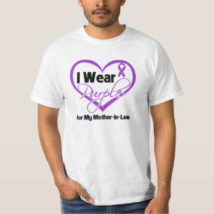 Camiseta Eu visto a fita de Purple Heart - sogra