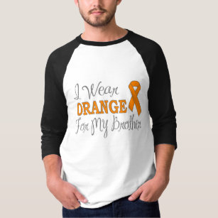 Camiseta Eu visto a laranja para meu irmão (a fita