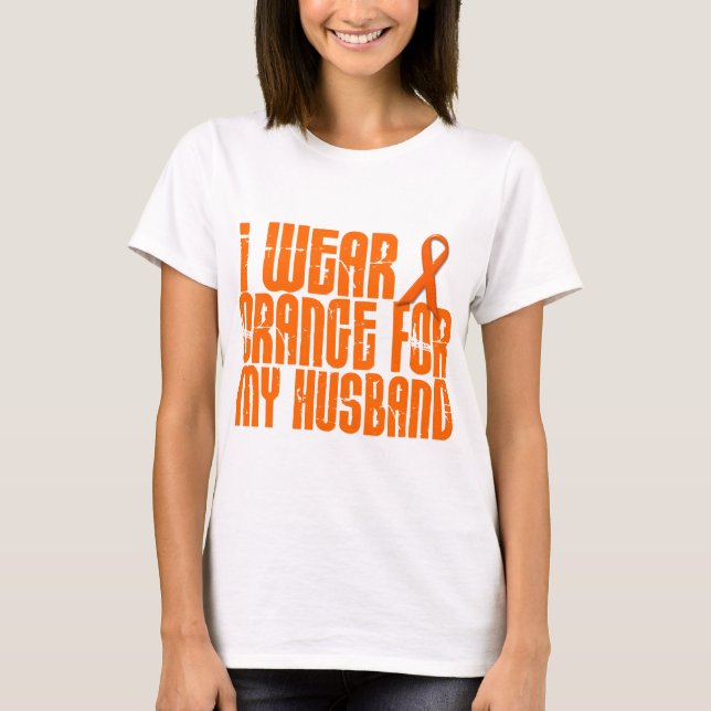 Camiseta Eu visto a laranja para meu marido 16 (Frente)