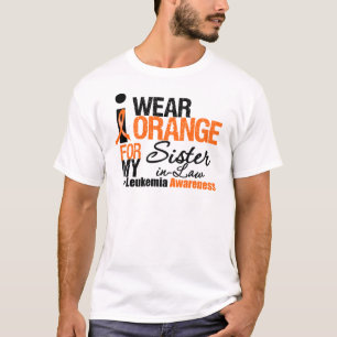 Camiseta Eu visto a laranja para minha cunhada